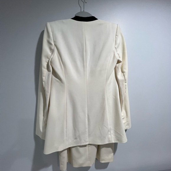 BCBG Strapless Mini Cream Colored Dress plus Matching Jacket Size XXS - Picture 7 of 11